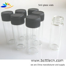 dram glass vials and accessories black cap, orifice reducer